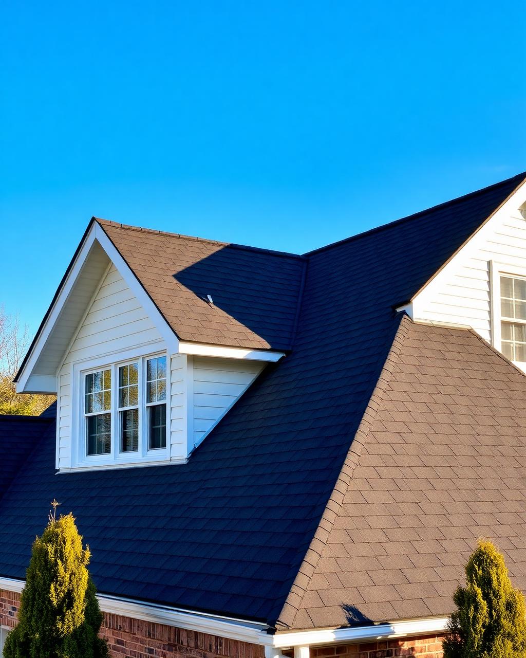 Professionally installed residential roof